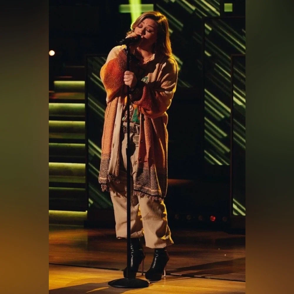 Free People Sunset Park Cardigan Oversized Duster Sweater Boho Size Large - Picture 5 of 7